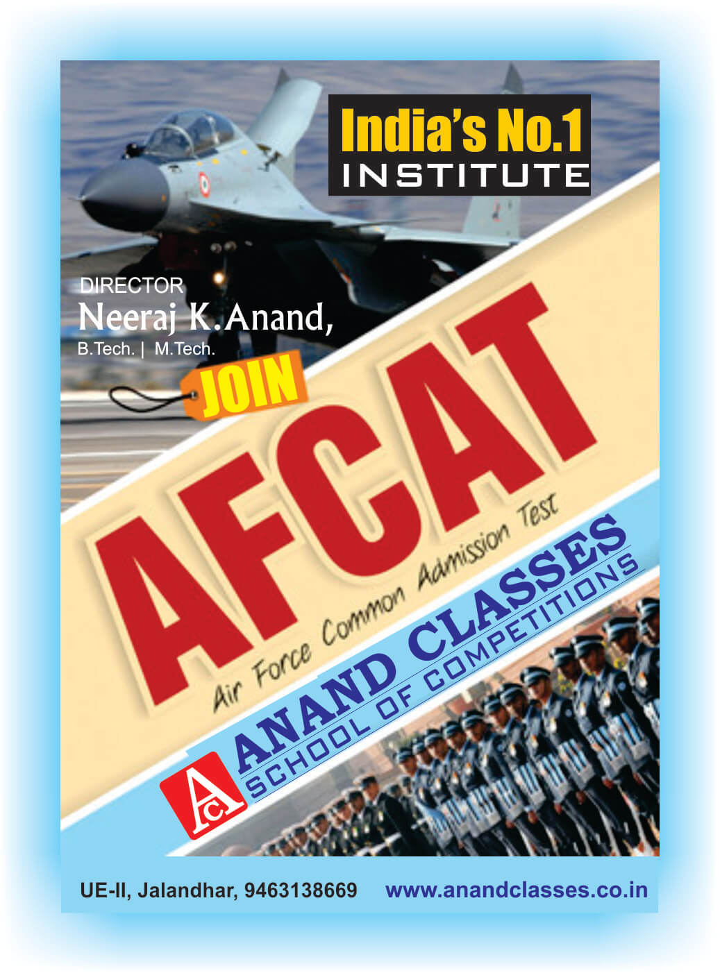 AFCAT coaching center in Jalandhar Neeraj Anand Classes